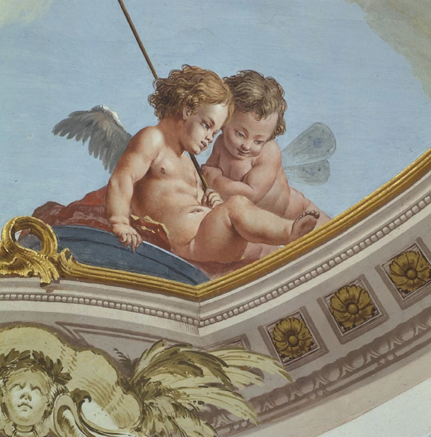 Allegoria della nobiltà - Buttrio, Udine, dettaglio 2
